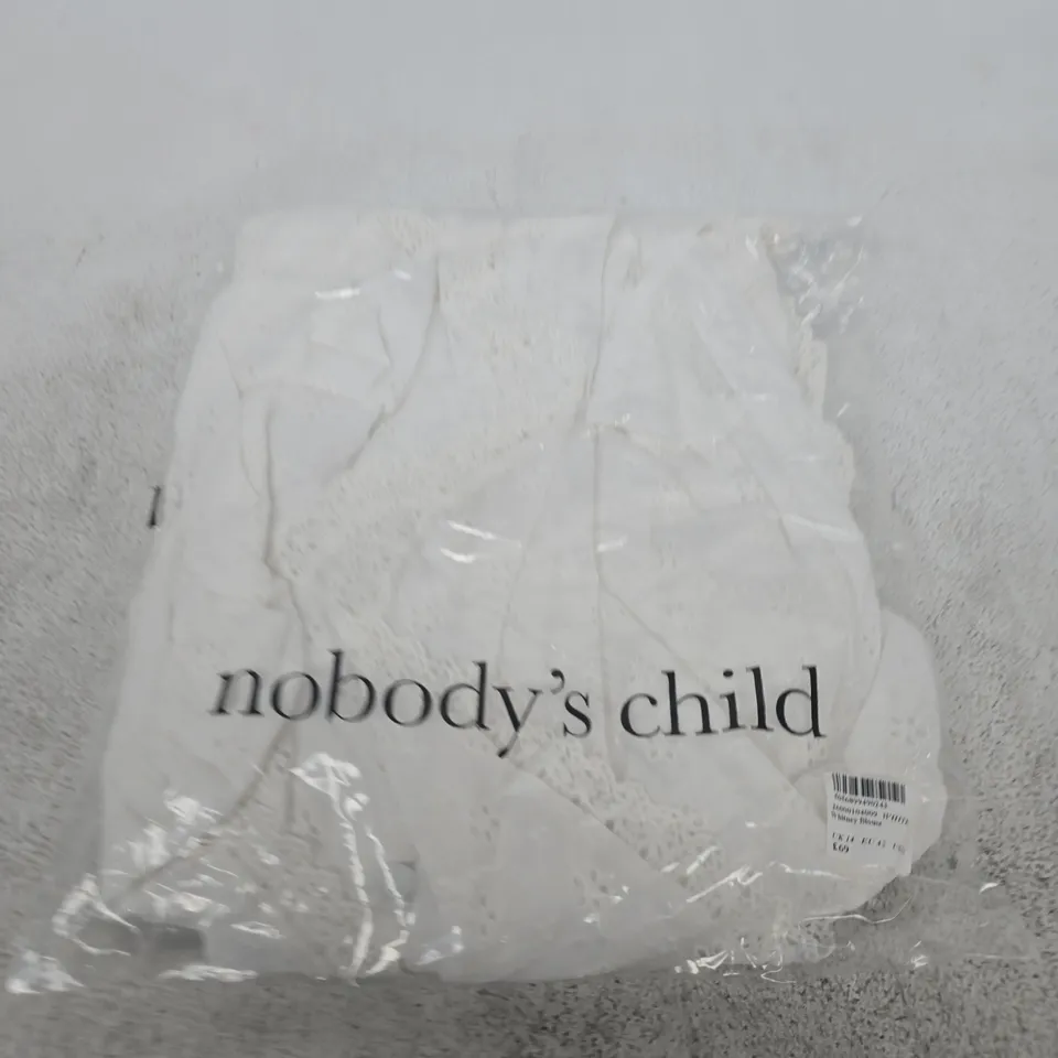 NOBODY'S CHILD WHITNEY BLOUSE - SIZE 14