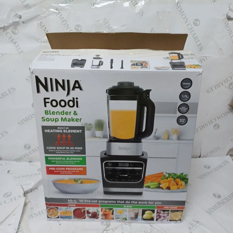 BOXED NINJA FOODI BLENDER & SOUP MAKER HB150UK