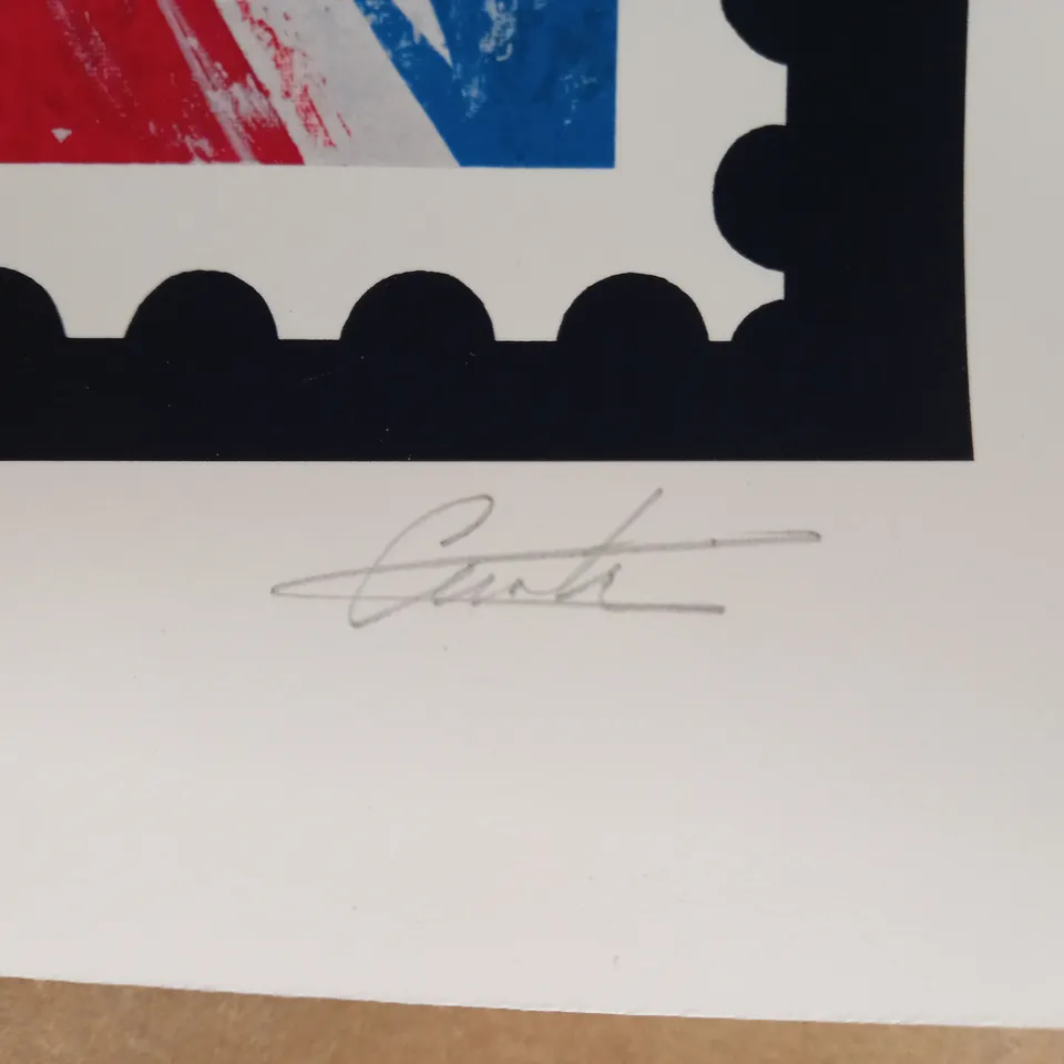 LIMITED EDITION SIGNED 1ST CLASS BRITISH STAMP ARTWORK (23/60)