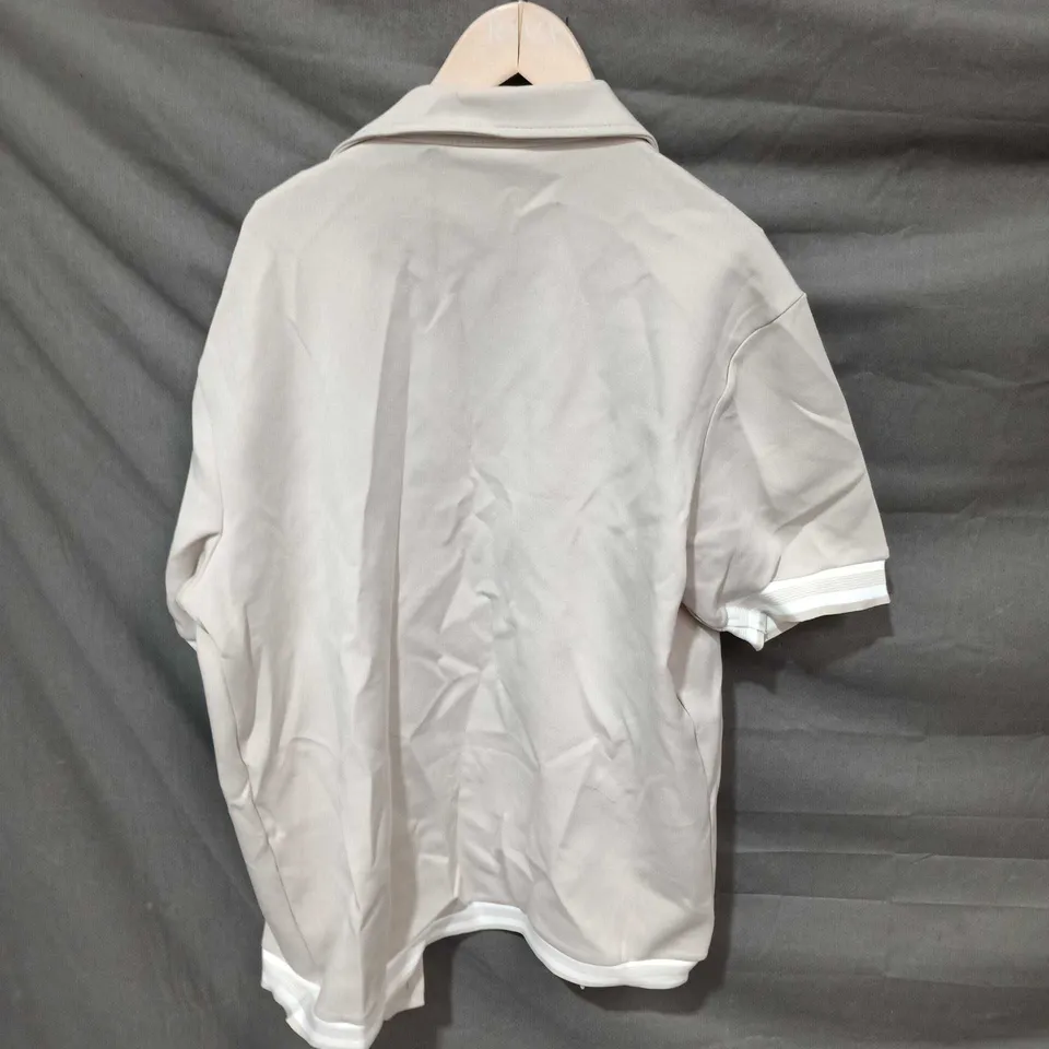 N9NE BEIGE SHORT-SLEEVE SHIRT – XL