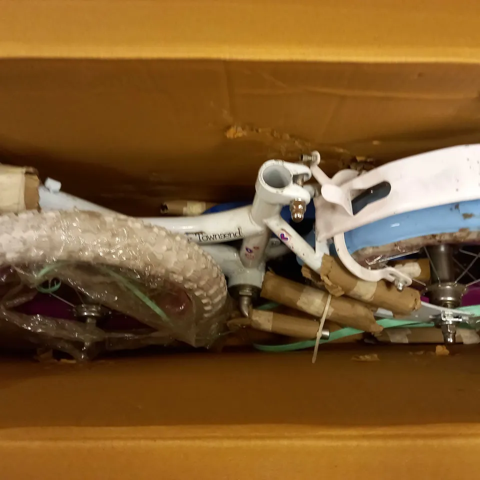 TOWNSEND CHARM CHILDS BIKE - BLUE/PINK/WHITE - NO SEAT