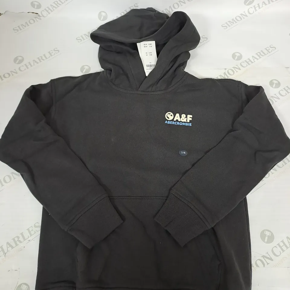 ABERCROMBIE AND FITCH GRAPHIC HOODIE SIZE 7-8 YEARS - KIDS