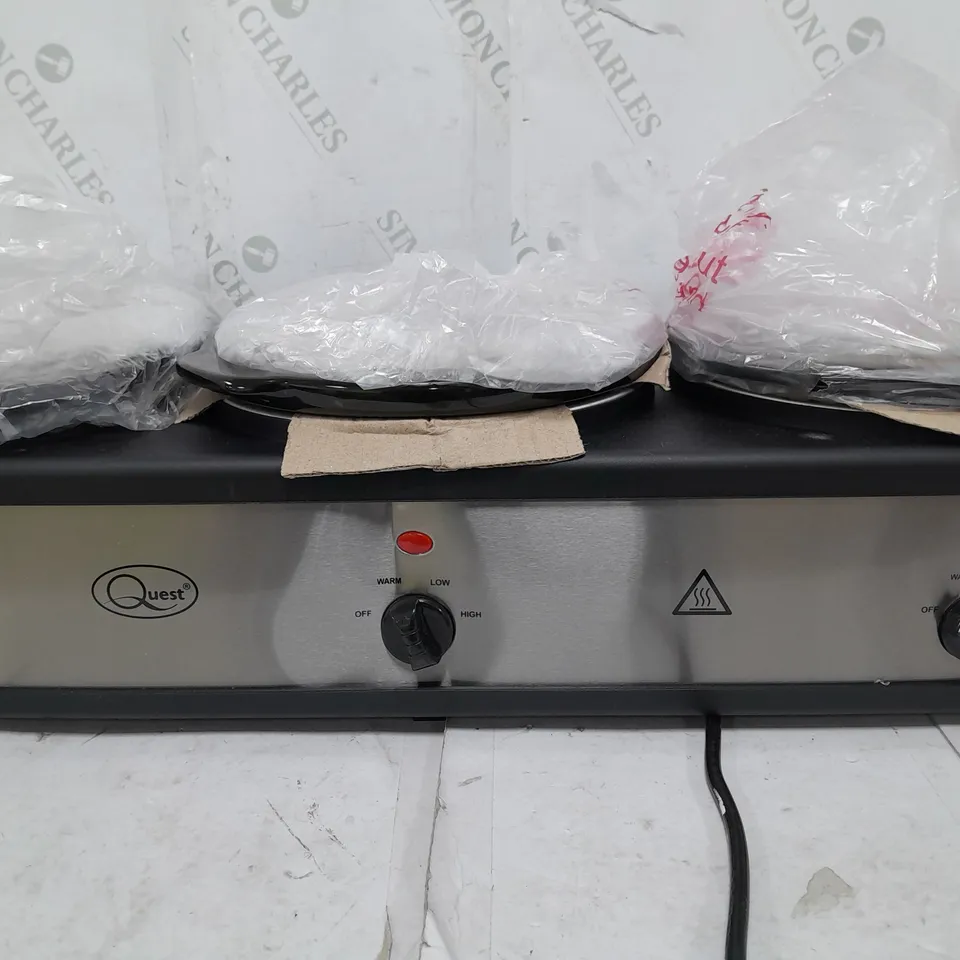 3-POT STAINLESS STEEL SLOW COOKER BUFFET SERVER