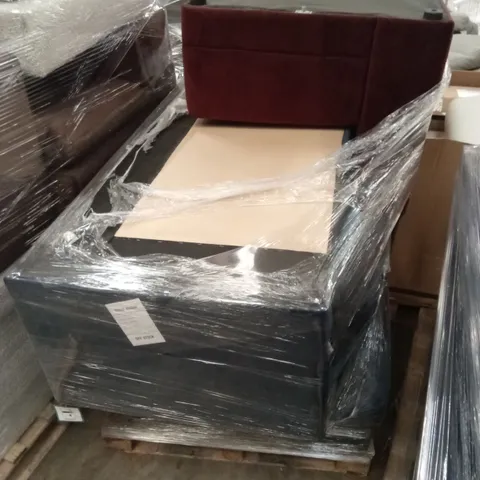 PALLET OF ASSORTED INCOMPLETE DESIGNER SOFA PARTS