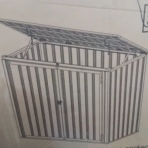 BOXED STORAGE SHED
