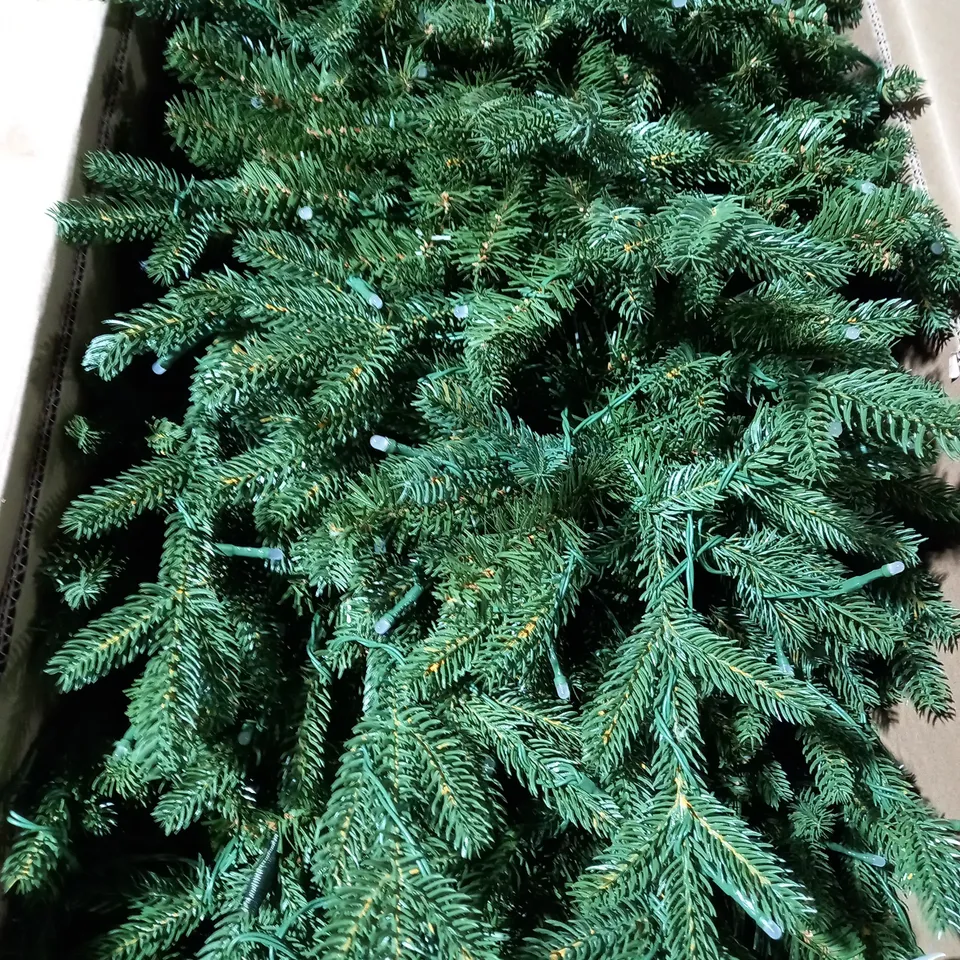 SANTA'S BEST 116 FUNCTION PRE-LIT AUBURN CHRISTMAS TREE - COLLECTION ONLY