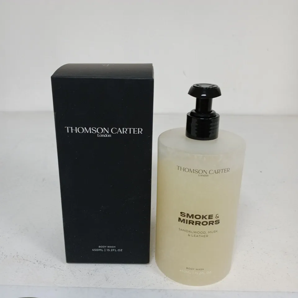 THOMSON CARTER LONDON SMOKE & MIRRORS BODY WASH 450ML