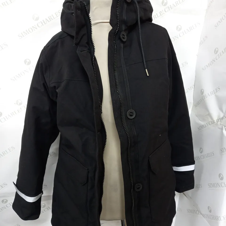 HELLY HANSEN URBAN LAB DOWN PARKA BLACK PADDED COAT - SMALL