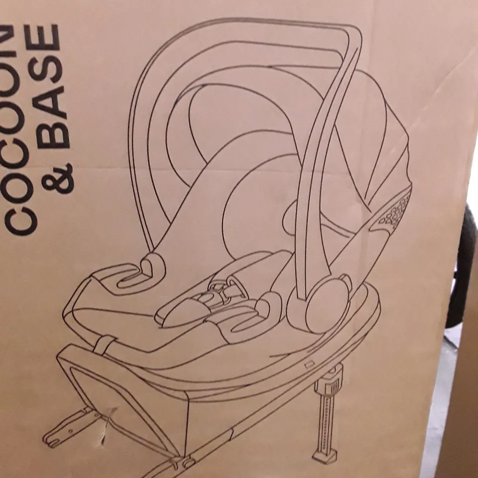 BOXED ICANDY COCOON CAR SEAT & BASE LATTE