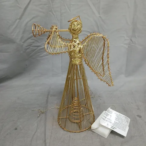 30 CM PRE LIT ANGEL CHRISTMAS TREE TOPPER