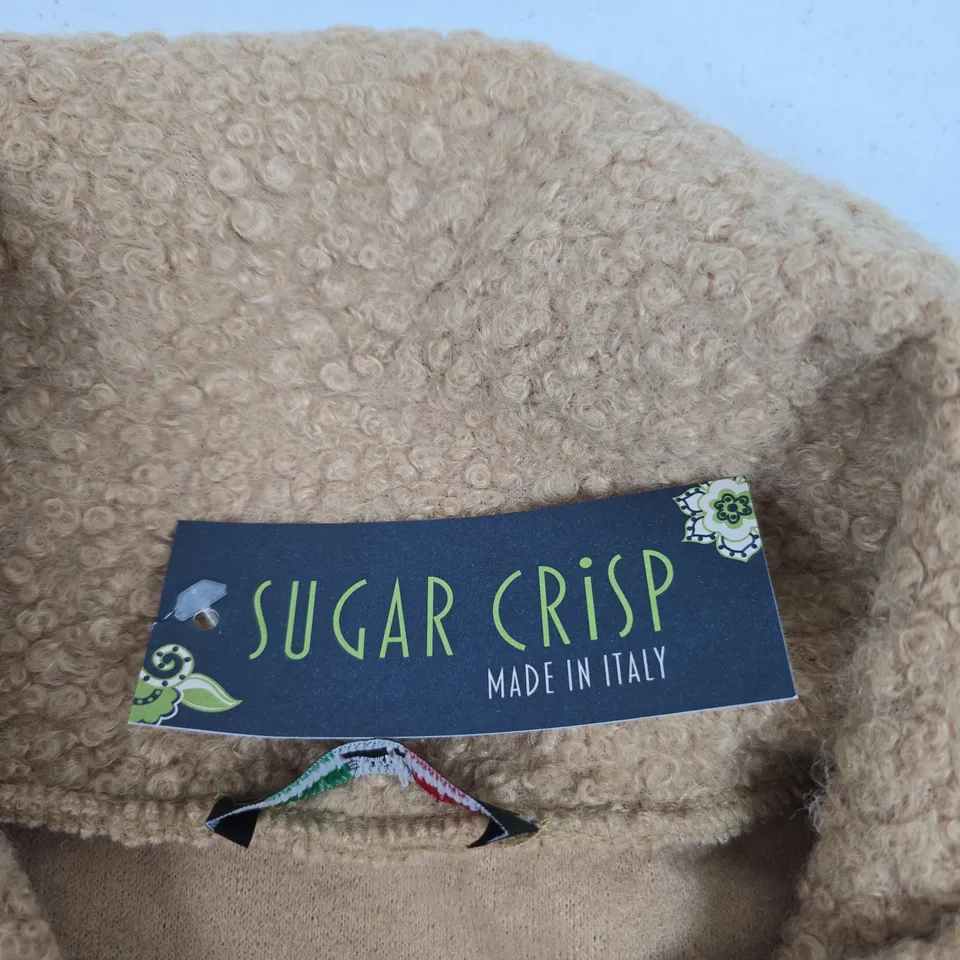 SUGAR CRISP TEDDY COAT – MADE IN ITALY