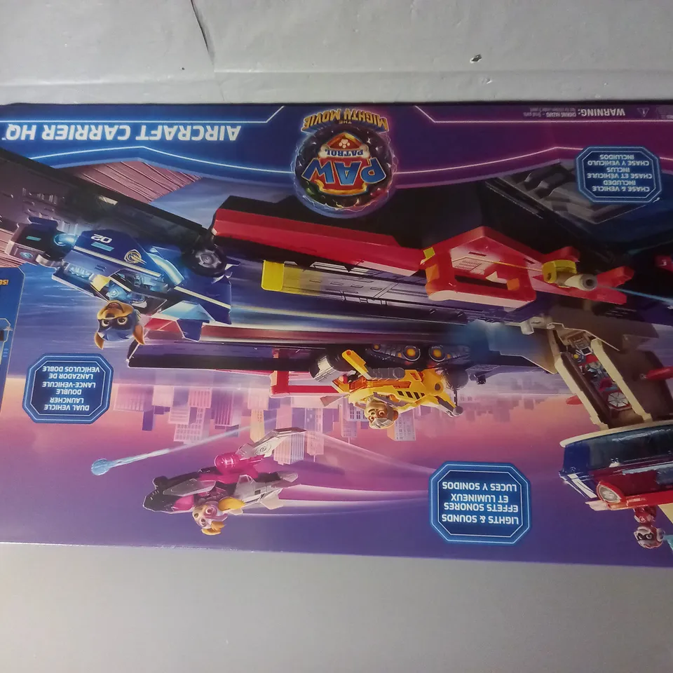 BOXED PAW PATROL AIRCRAFT CARRIER HQ TOY 