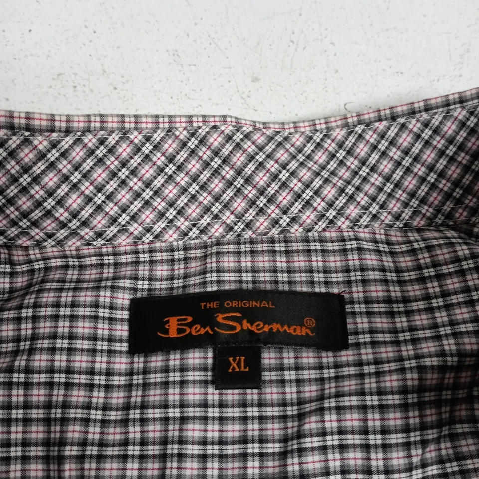 BEN SHERMAN SHIRT – CHECK PATTERN, MEN'S, XL
