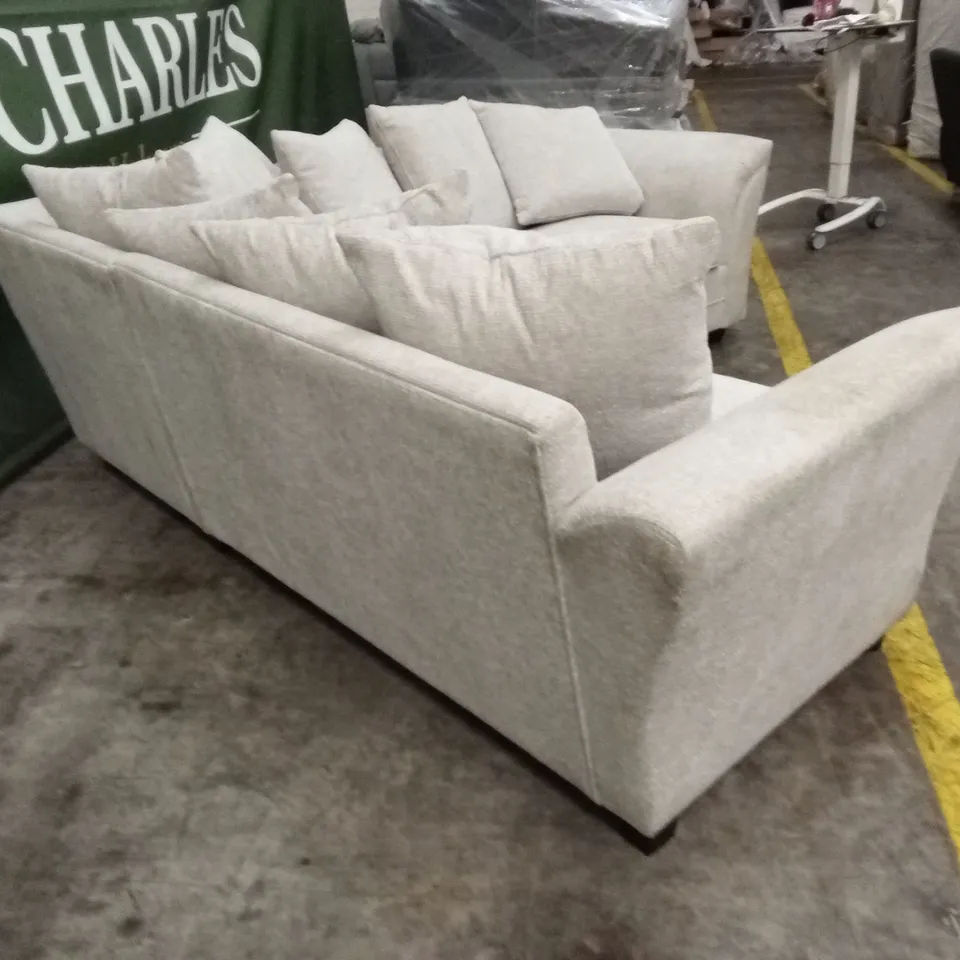 DURY CHUNKY WEAVE SCATTERBACK CORNER GROUP SOFA - NATURAL RRP £1349