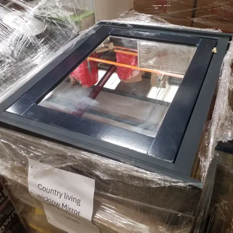 PALLET CONTAINING 5 COUNTRY LIVING WICKLOW MIRROR CABINETS - NAVY