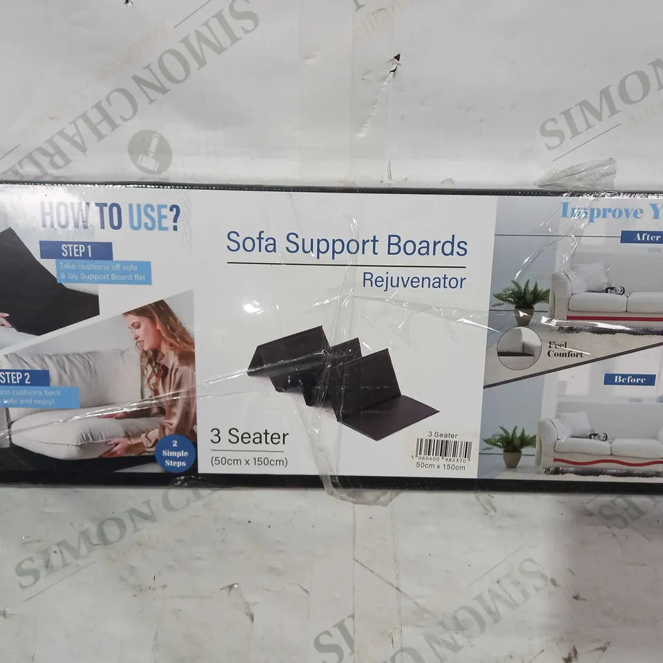 DESIGNER SOFA SUPPORT BOARDS, 3 SEATER (APPROX 50X150CM)