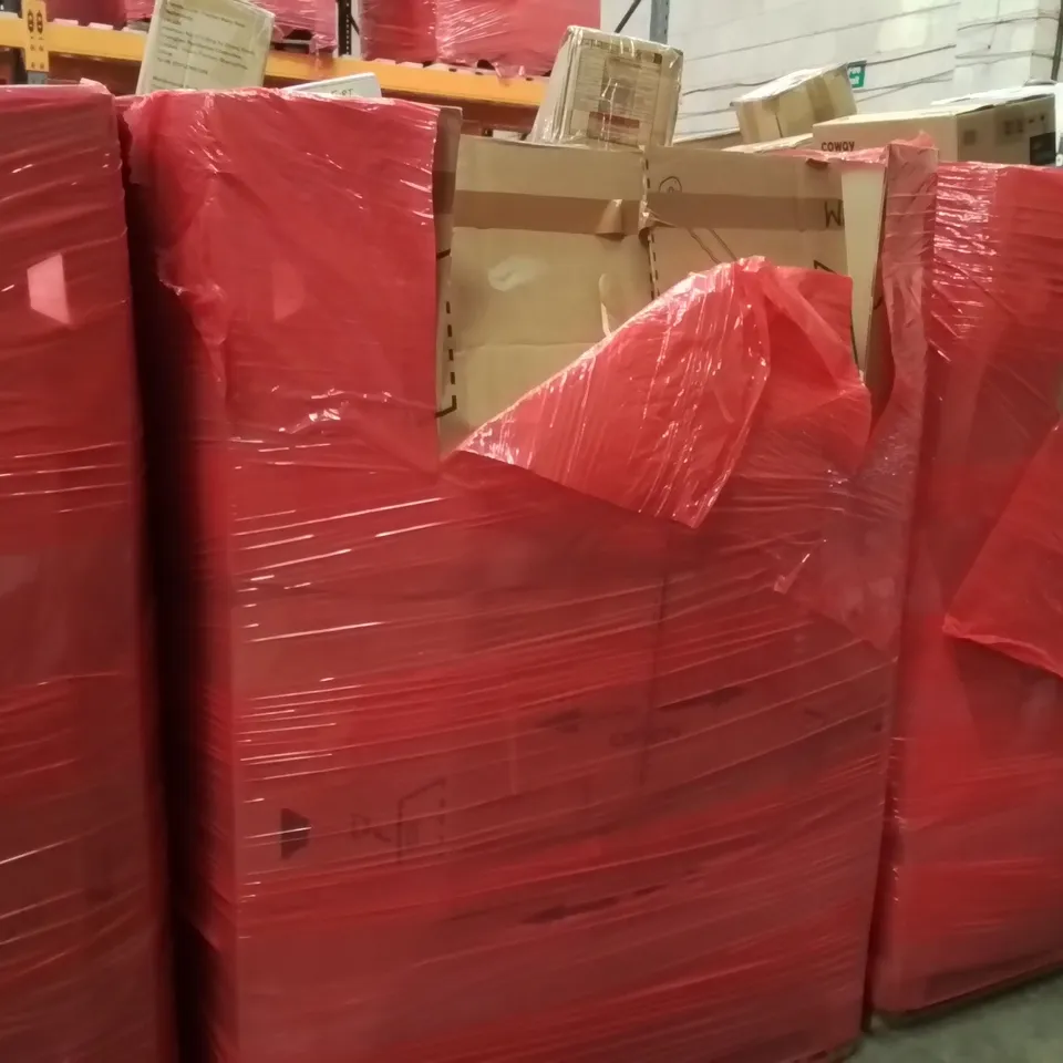 PALLET CONTAINING ASSORTED PRODUCTS INCLUDING: AUTO SWING CHAIR, BALANCE BIKE, KIDS TRICYCLE, PLAYPENS, 24W LED DESK LAMP ECT