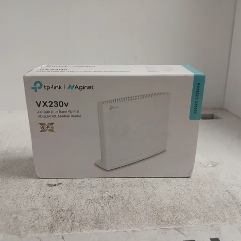 TP-LINK AGINET VX230V DUAL BAND WIFI 6 MODEM ROUTER 