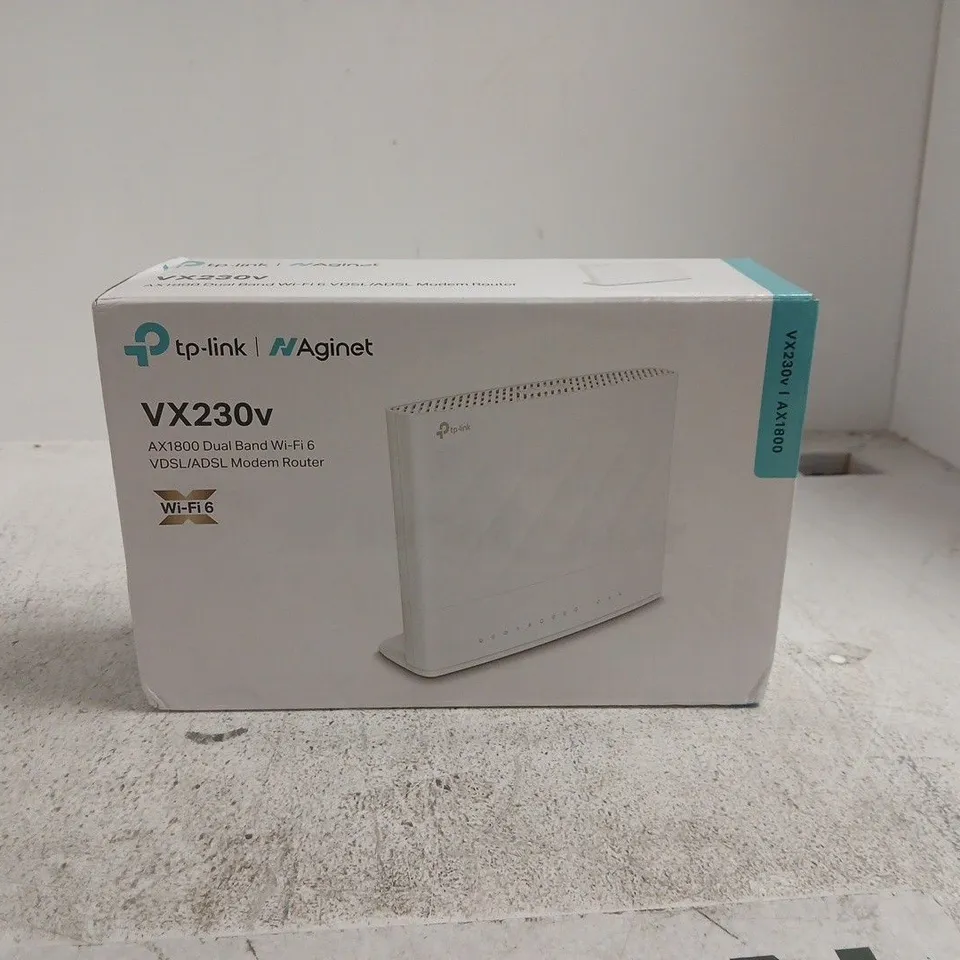 TP-LINK AGINET VX230V DUAL BAND WIFI 6 MODEM ROUTER 