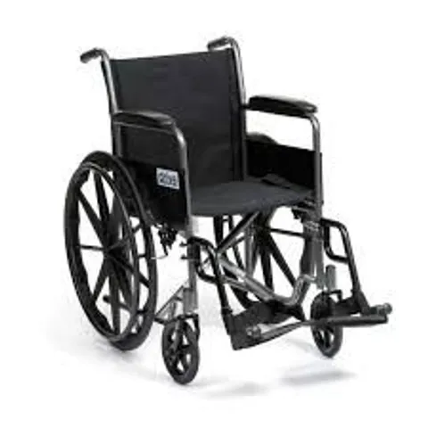 BOXED SILVERSPORT SSP118FA-SF WHEELCHAIR - 18" SP, SILVER 