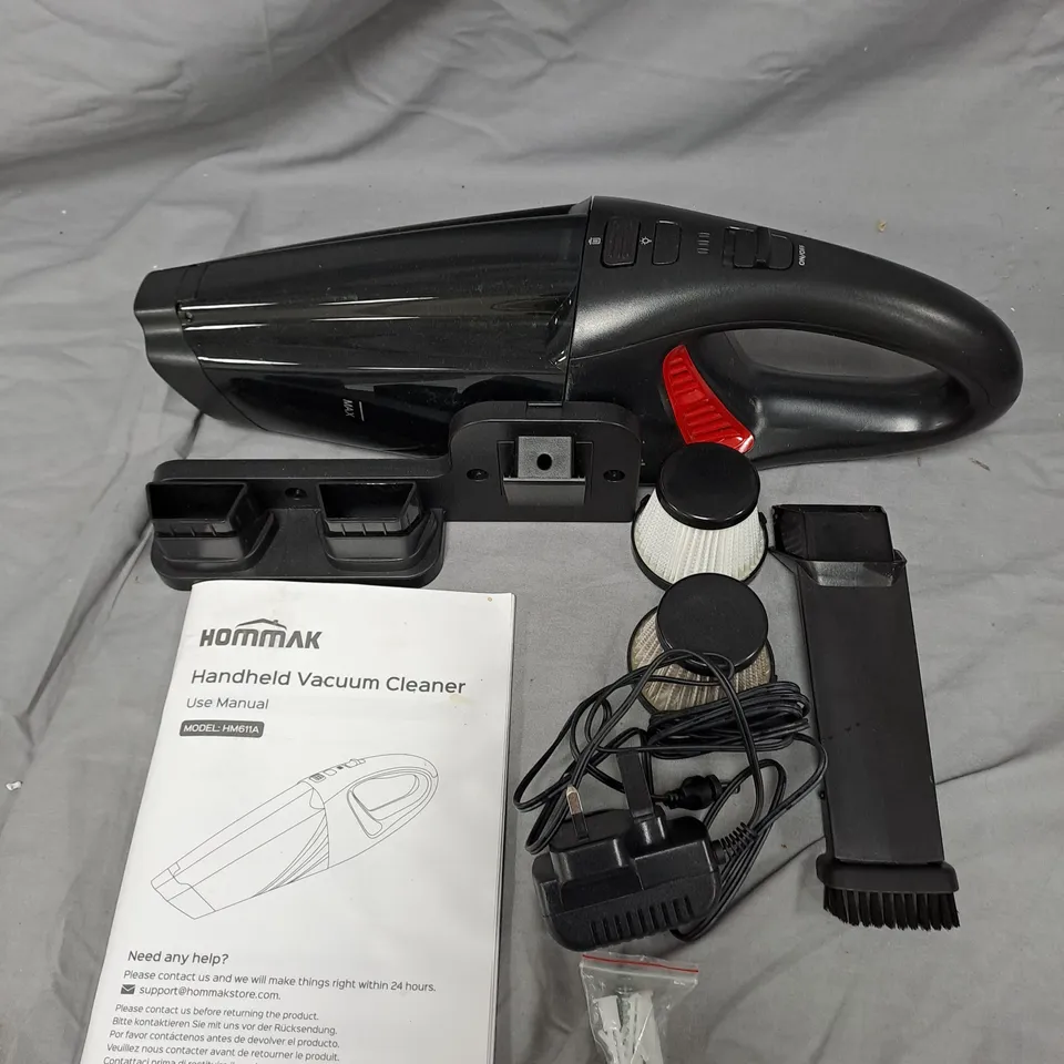 HOMMAK HANDHELD VACUUM CLEANER HM611A