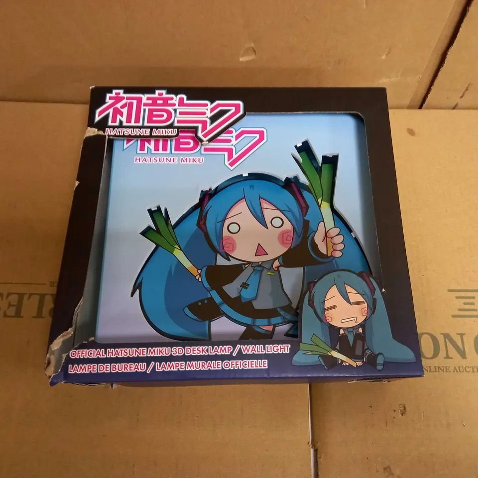 HATSUNE MIKU WALL LIGHT