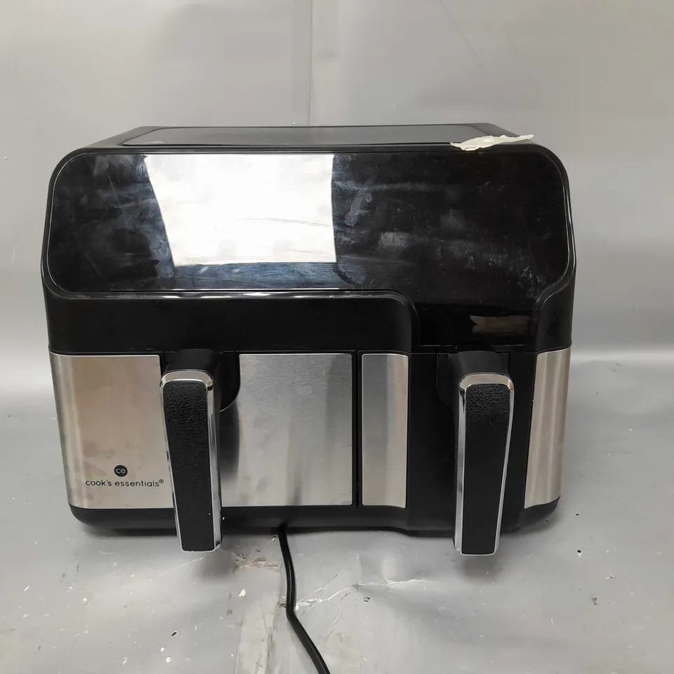 BOXED OUTLET COOK'S ESSENTIALS DUAL AIR FRYER