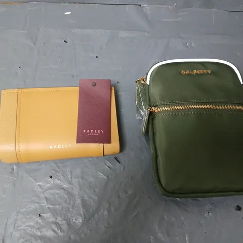 RADLEY REGENTS ROW PURSE, AND BOLSETTA WAIST POUCH