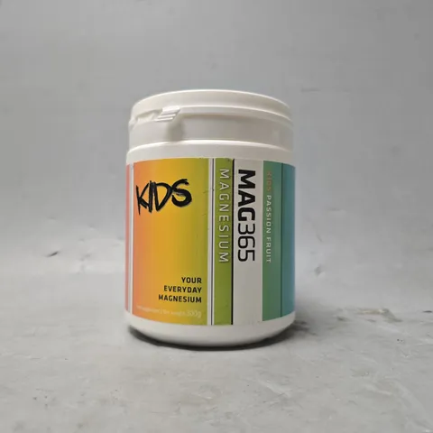 SEALED MAG365 KIDS MAGNESIUM PASSION FRUIT POWDER 300G