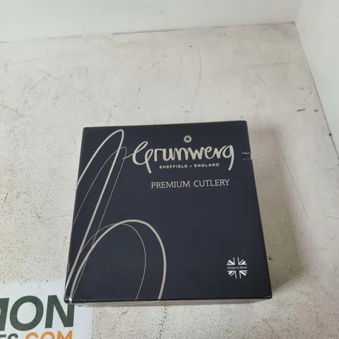 GRUNWERG DECO 42PC BOXED CUTLERY SET – DESIGNED IN THE UNITED KINGDOM