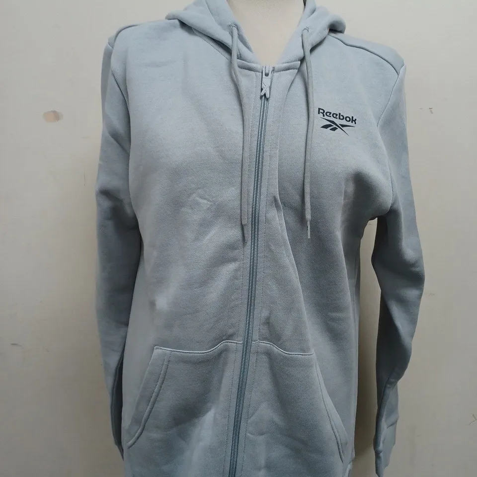 REEBOK LOGO JACKET IN GREY - SIZE MEDIUM