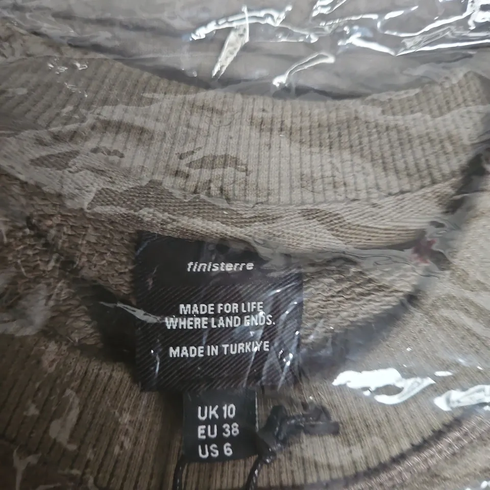 FINISTERRE AWEN OVERSIZED SWEATSHIRT – OLIVE, UK 10