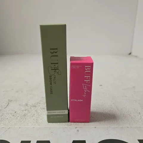 BUFF BROW CARE RESTORE MASQUE & BUFF LASHES VITALASH LASH CARE – SET OF 2