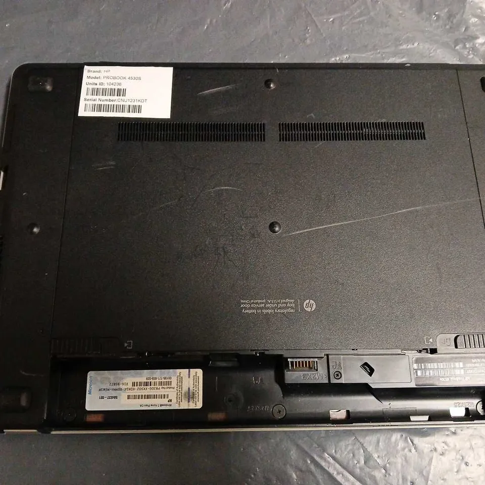 HP PROBOOK 4530S LAPTOP 