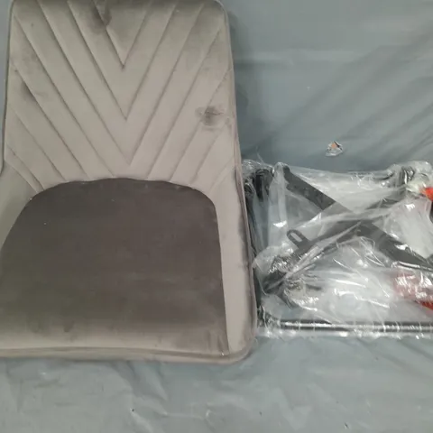 SET OF 2 SUEDE CHAIRS