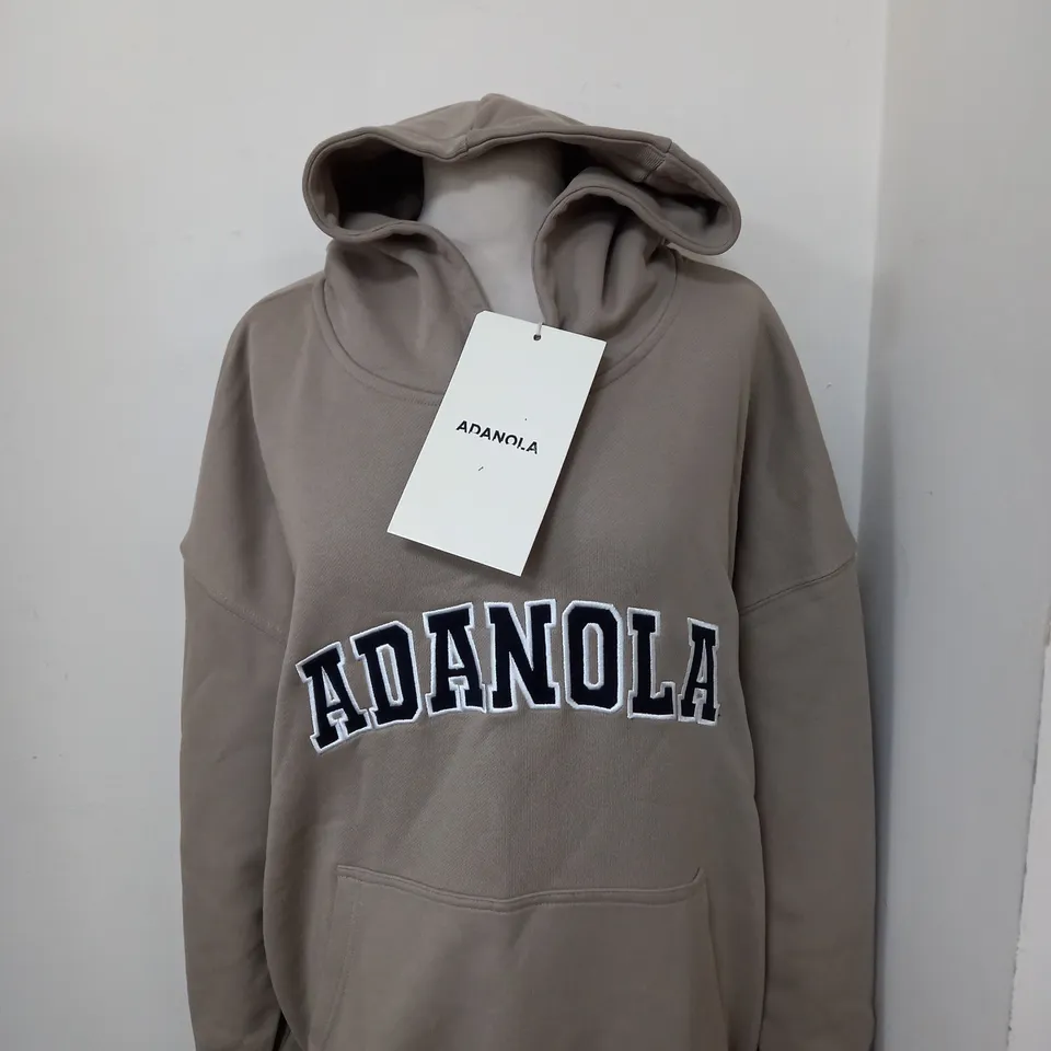 ADANOLA VARSITY OVERSIZED HOODIE SIZE M