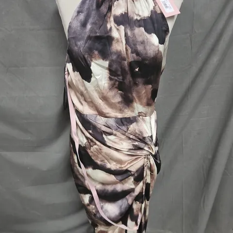 AX PARIS TWIST DRESS IN MULTI  SIZE 12