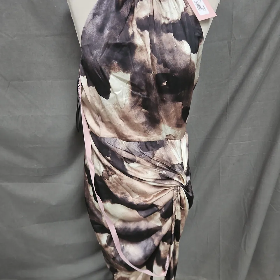 AX PARIS TWIST DRESS IN MULTI  SIZE 12