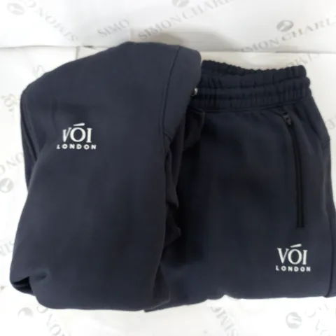 VOI LONDON HOODED TRACKSUIT IN NAVY SIZE L