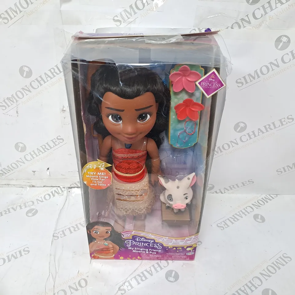 BOXED DISNEY PRINCESS MOANA FEATURE DOLL RRP £24.99