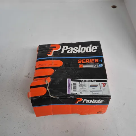PASLODE 2.8 X 63MM RING-SHANK NAILS (ROUNDDRIVE) – BOXED, DAMAGED OUTER CARTON