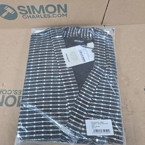 ANAMOR SEQUIN SOFT JACKET – SILVER, XL