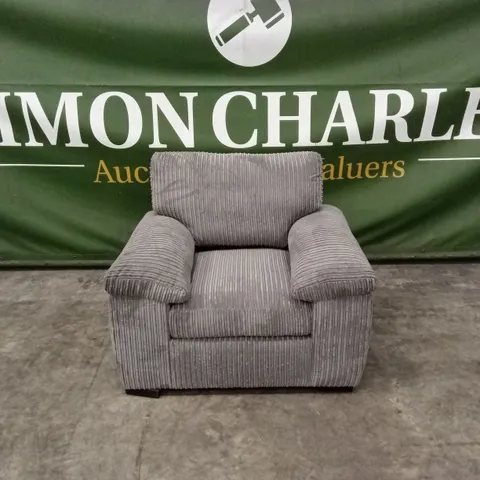 AMALFI FABRIC ARMCHAIR - CHARCOAL