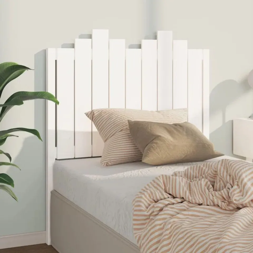 BOXED POLLEGEM SOLID WOOD HEADBOARD - SIZE: DOUBLE