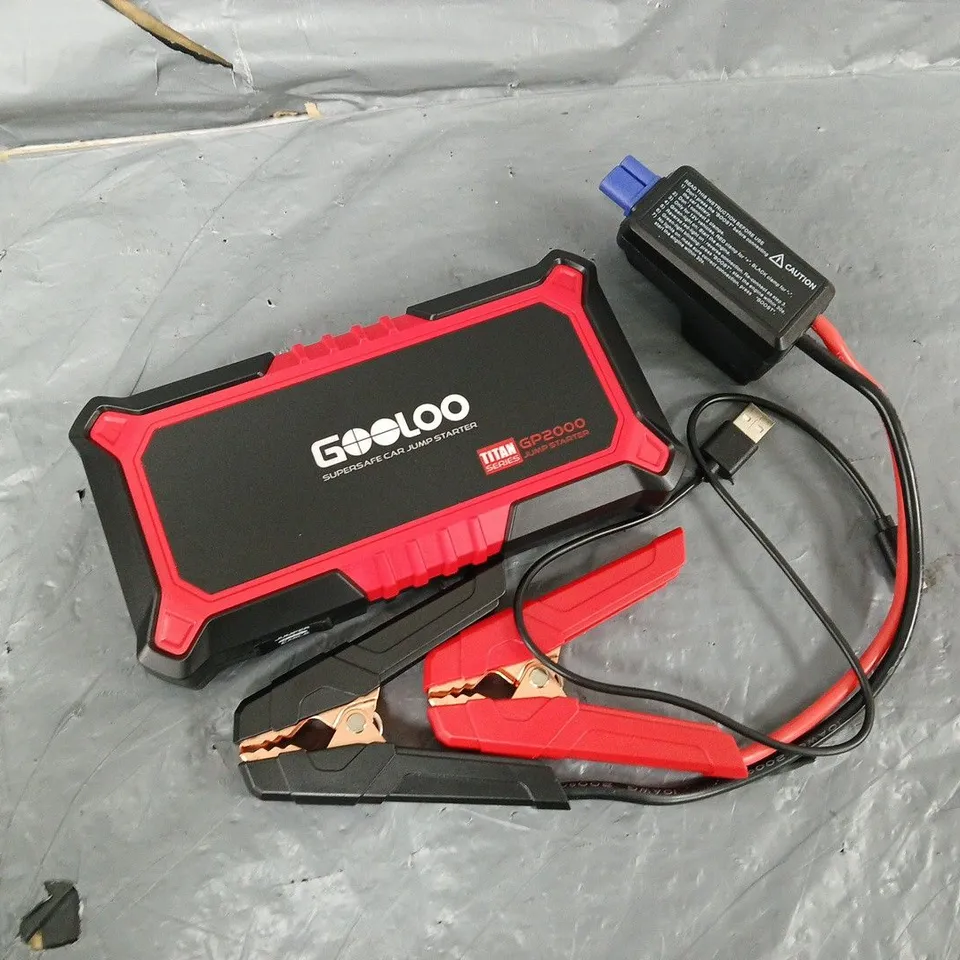 BOXED GOOLOO GP2000 JUMP STARTER