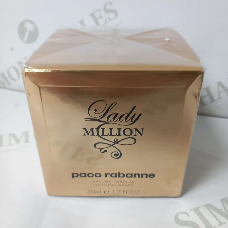 BOXED AND SEALED PACO RABANNE LADY MILLION EAU DE PARFUM 50ML