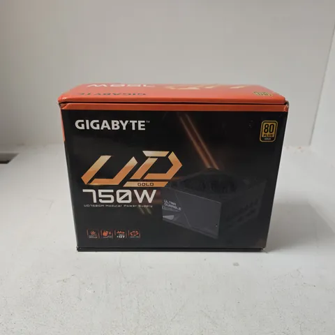 BOXED GIGABYTE 750W UD750GM MODULAR 80+ GOLD POWER SUPPLY