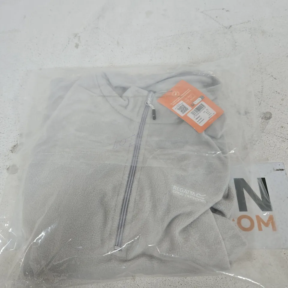 REGATTA FLEECE JACKET – GREY, 1/4-ZIP, REGATTA GREAT OUTDOORS SIZE 16