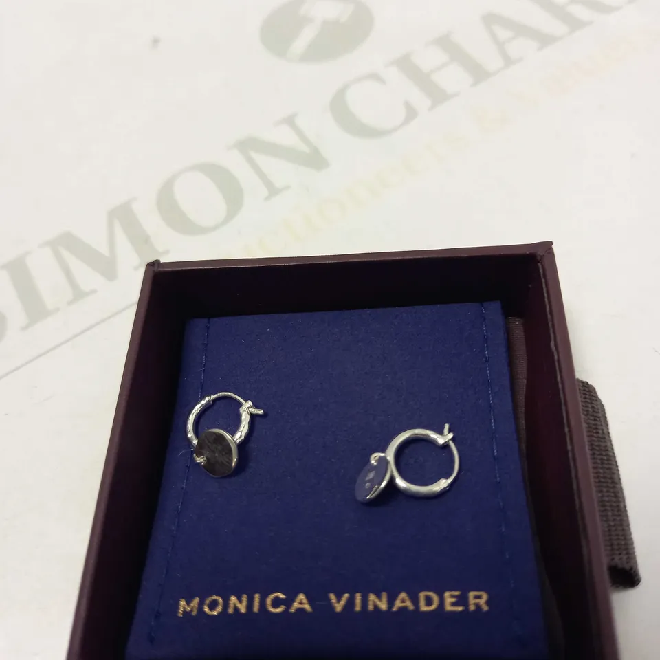 MONICA VINADER SILVER EARRINGS
