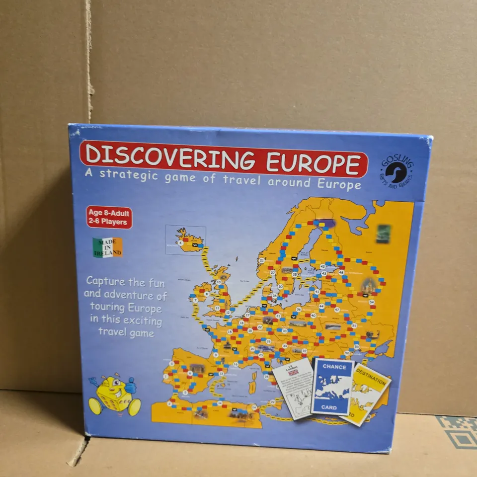 DISCOVERING EUROPE BOARD GAME